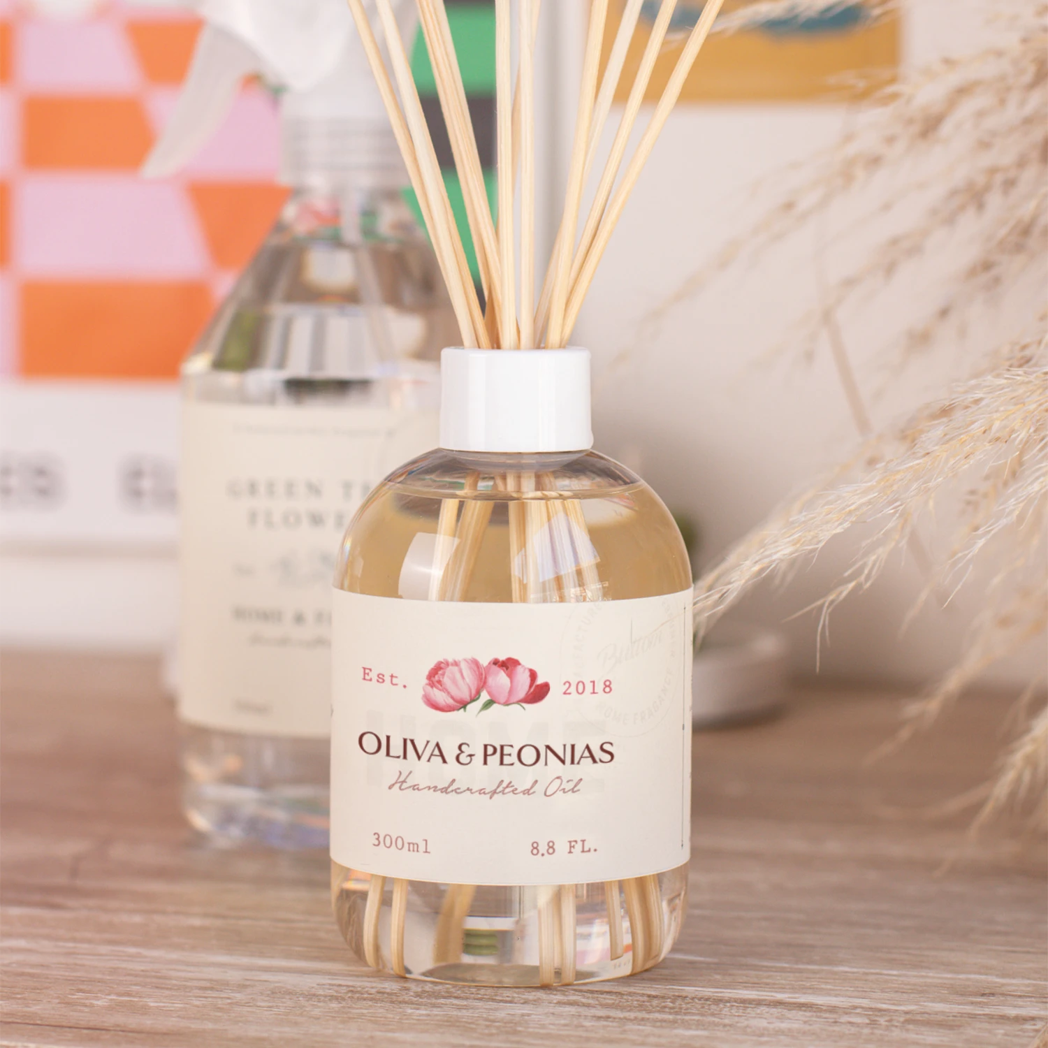 Difusor de Varillas 300ml Oliva & Peonias - contexto 1